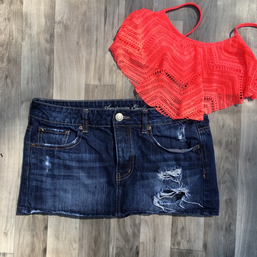 American Eagle jean skirt